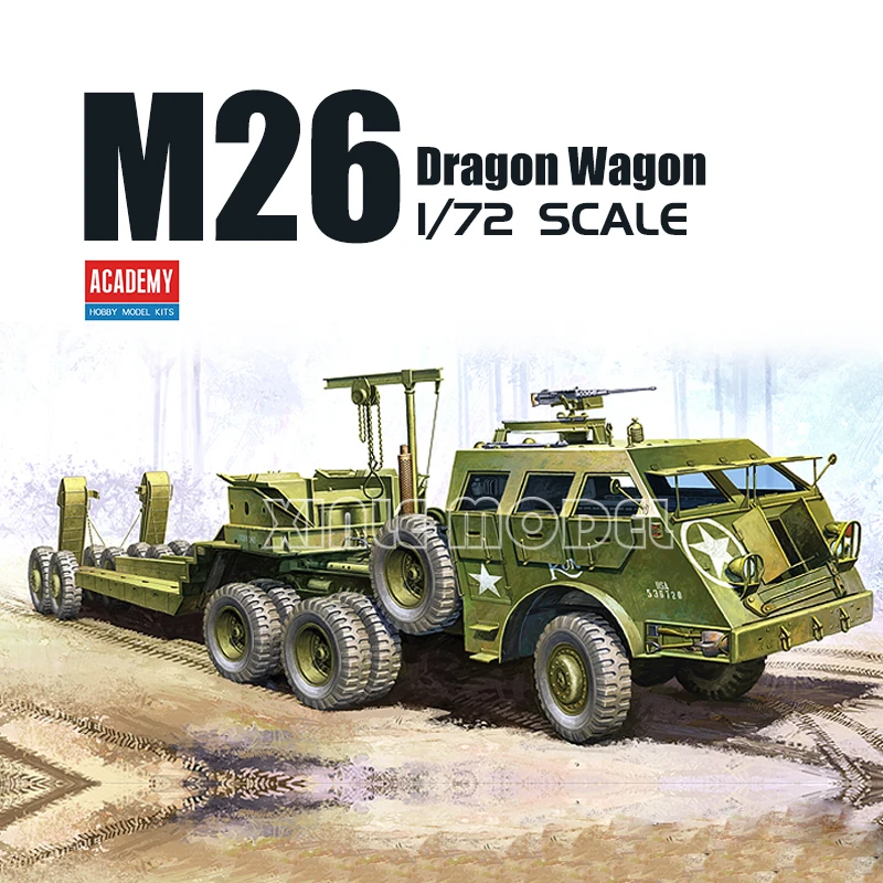 Model Kit Academy - Академия 13409, американский танковый транспортный автомобиль,