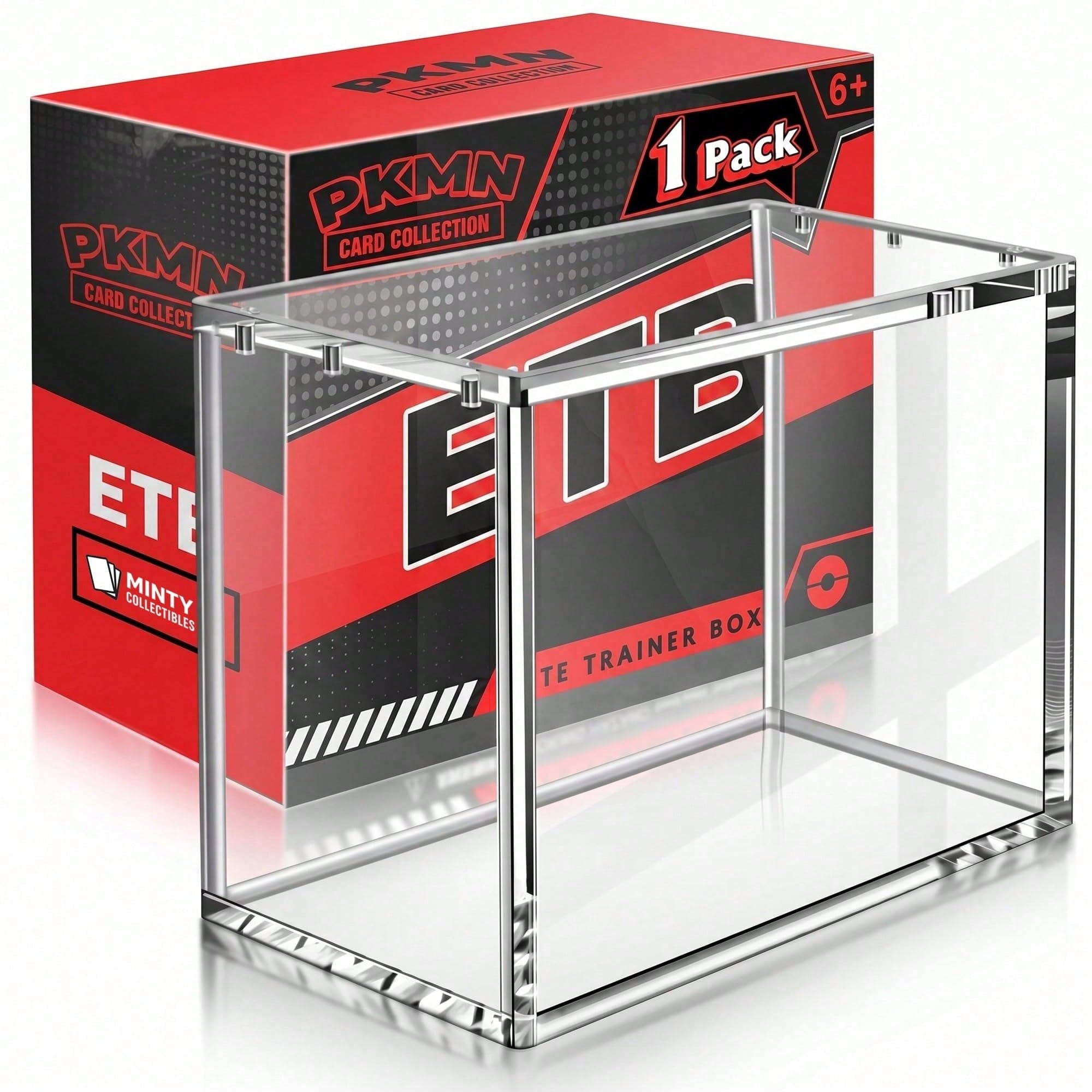 Model Kit Display - Прозрачный магнитный акриловый футляр ETB, основание