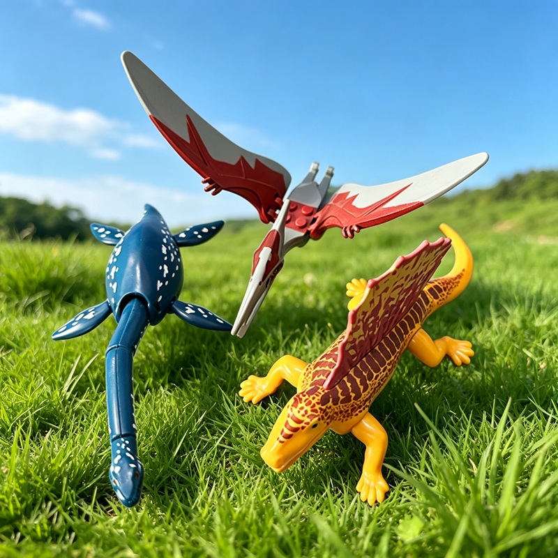 Model Kit Jurassic Park - Мини-конструктор «Мир динозавров Юрского периода»: фигурки