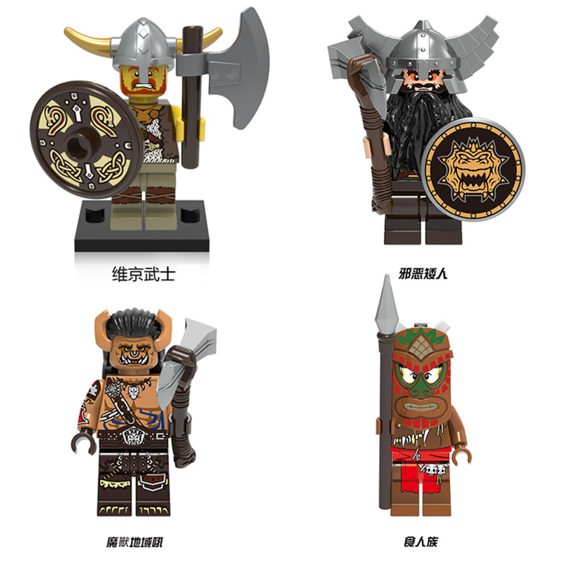Model Kit Knight - Конструктор MOC: Серия «Средневековый Замок» —
