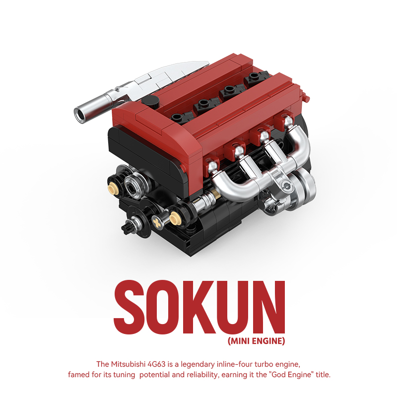 Model Kit Brands - Набор для сборки мини-модели двигателя, совместимый