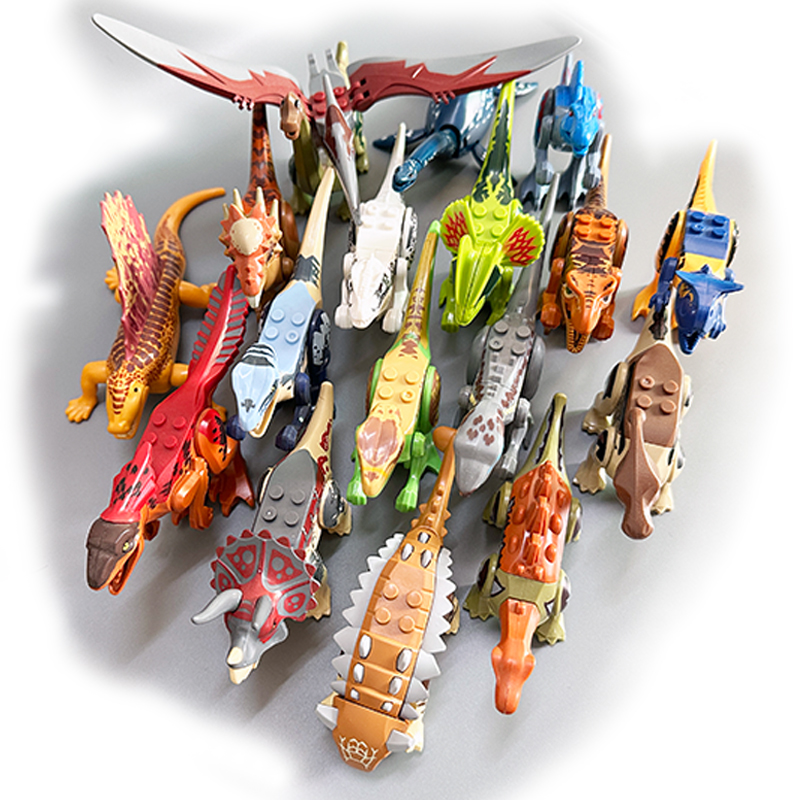 Model Kit Jurassic Park - Набор строительных блоков «Динозавры Юрского периода»,