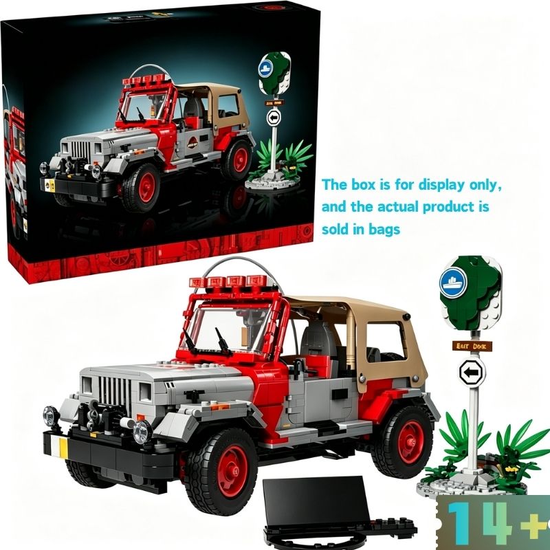 Model Kit Jurassic Park - Набор для сборки «Джип Вранглер» из