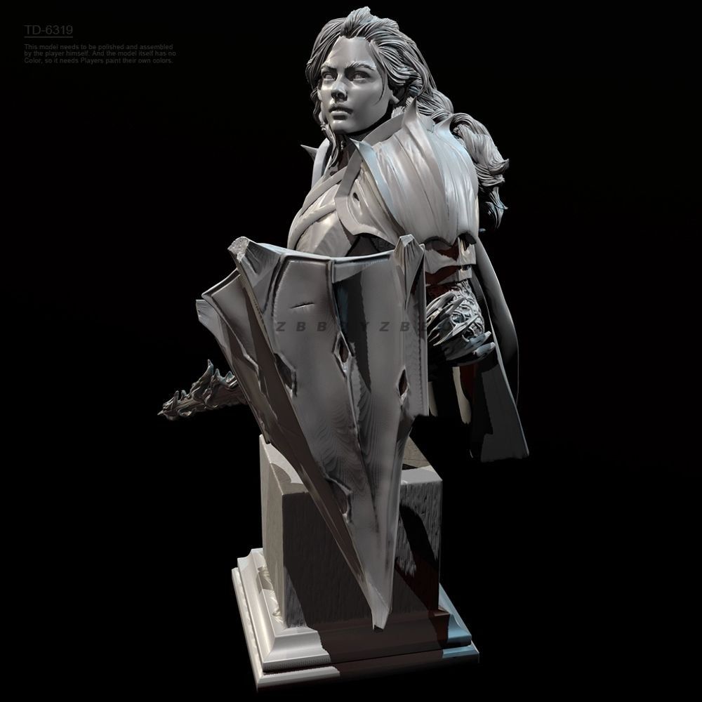 55 мм 70 мм бюст женского рыца – обзор и цена Model Kit Knight