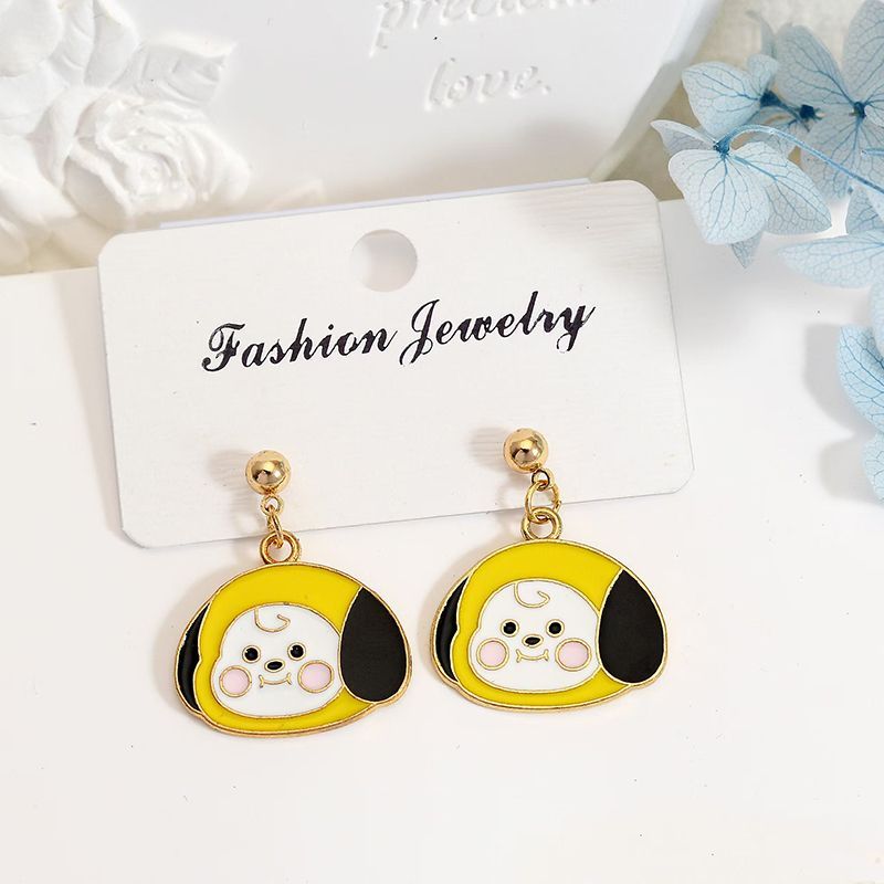Серьги BT21 Chimmy Tata Koya R – обзор и цена Model Kit Girl