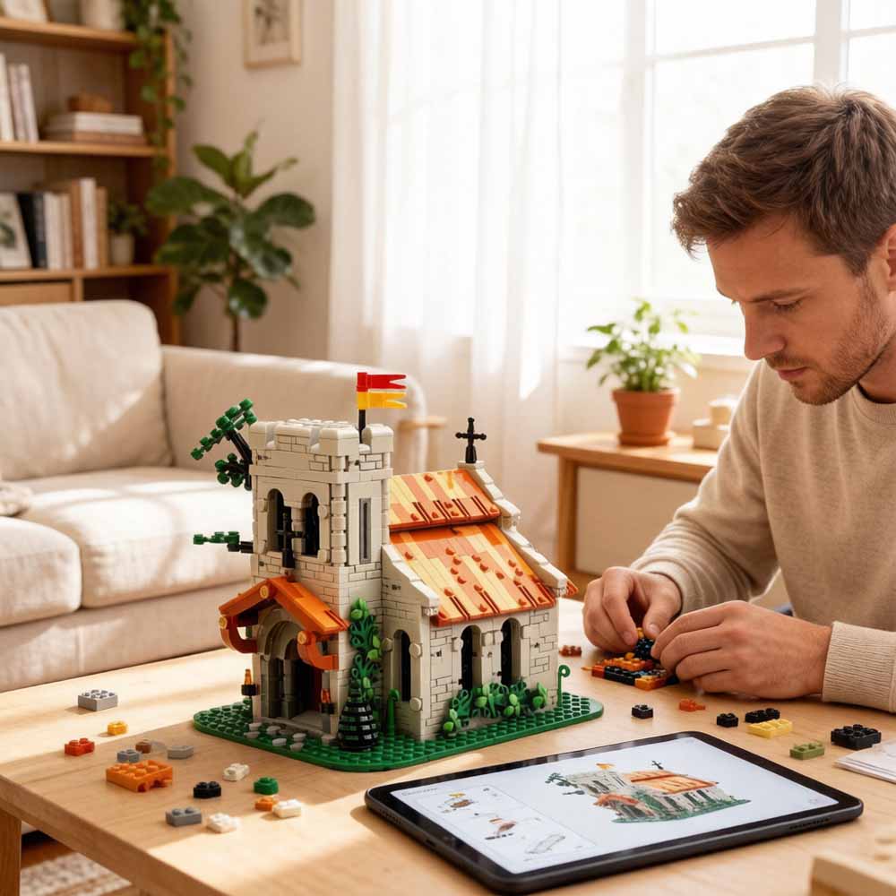 Строительные блоки MOC «Средне – обзор и цена Model Kit Knight