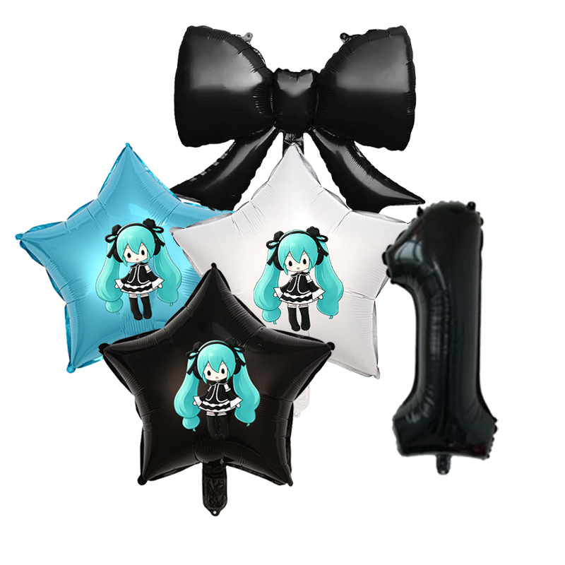 Набор латексных шаров с принто – обзор и цена Model Kit Hatsune Miku