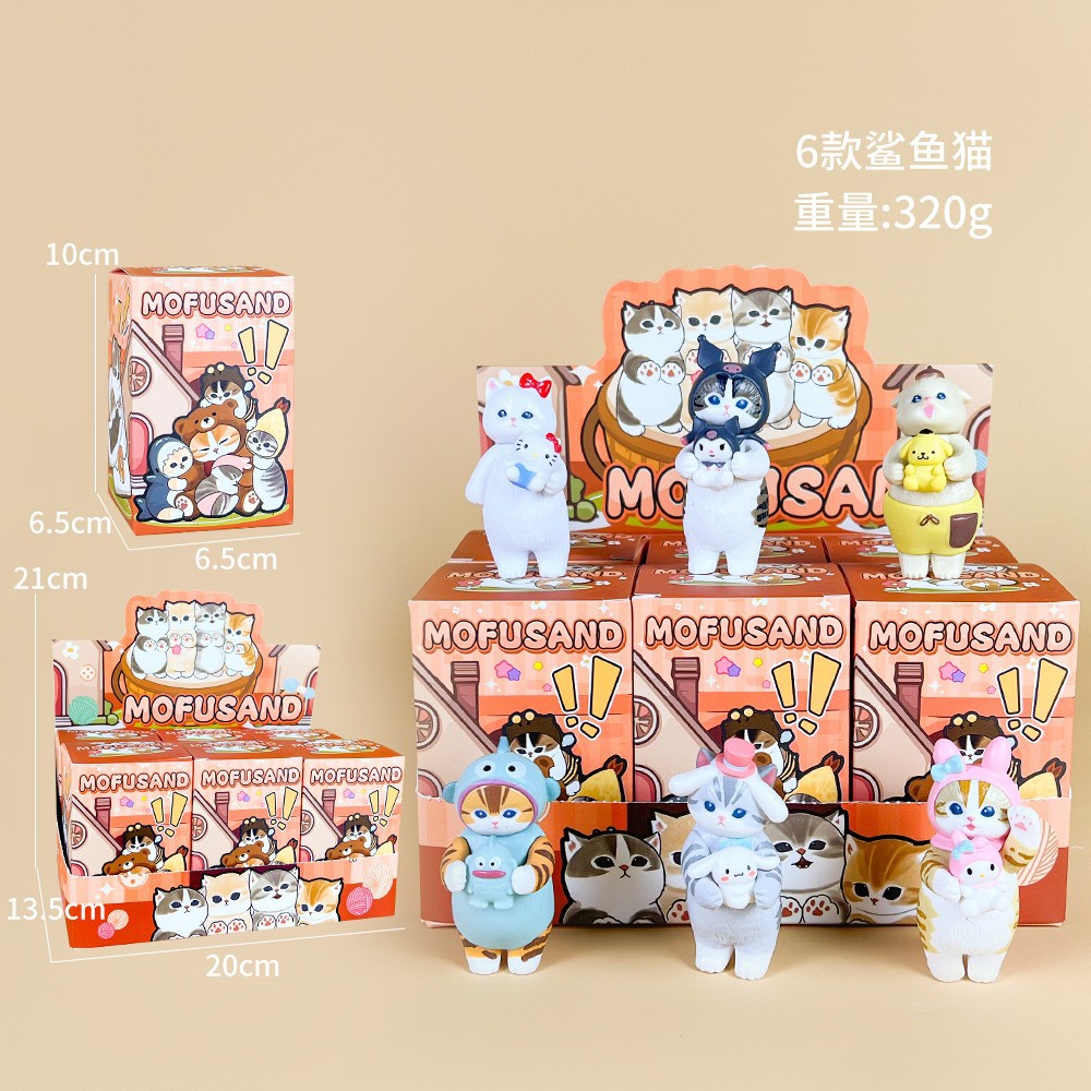 Набор из 6 фигурок Mofusand: м – обзор и цена Model Kit Japanese