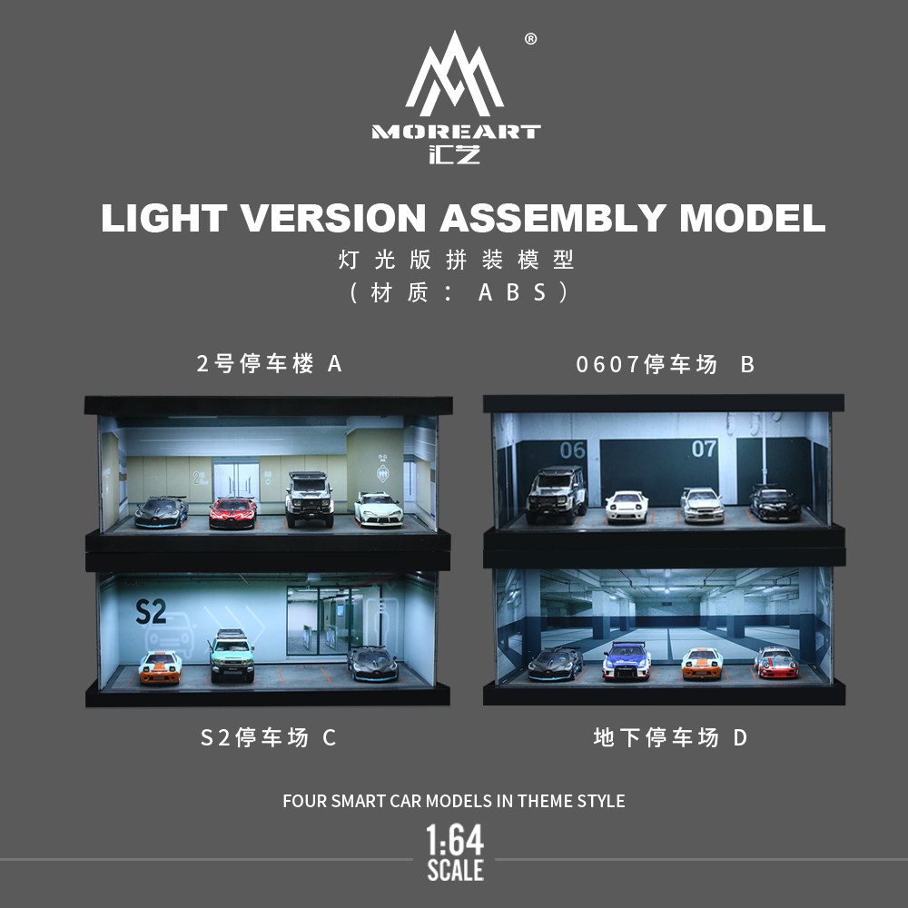Модельный набор-гараж 1:64 с ч – обзор и цена Model Kit Car