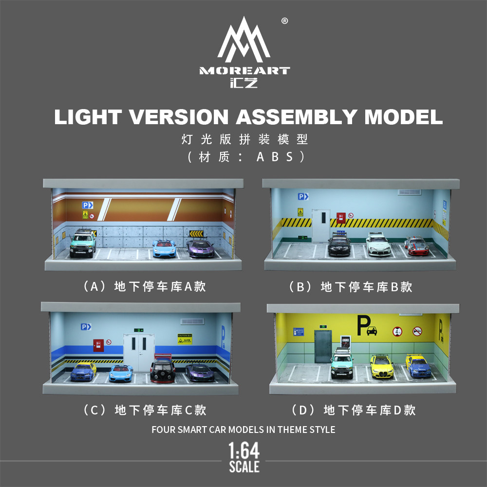 Модельный набор-гараж 1:64 с ч – обзор и цена Model Kit Car