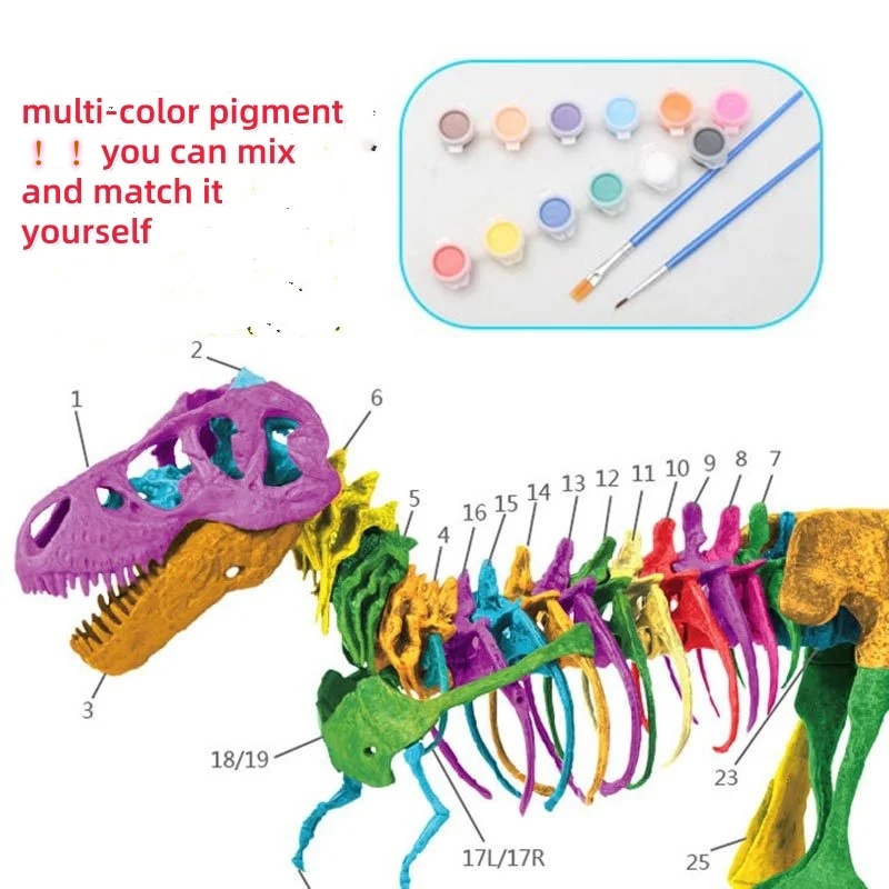 Большой DIY скелет динозавра и – обзор и цена Model Kit Jurassic Park