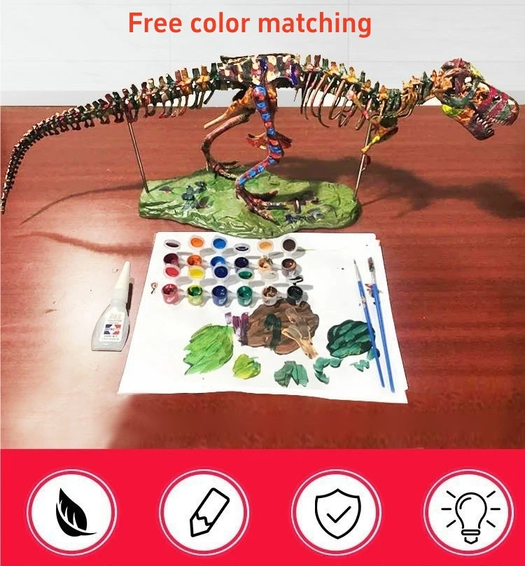 Большой DIY скелет динозавра и – обзор и цена Model Kit Jurassic Park