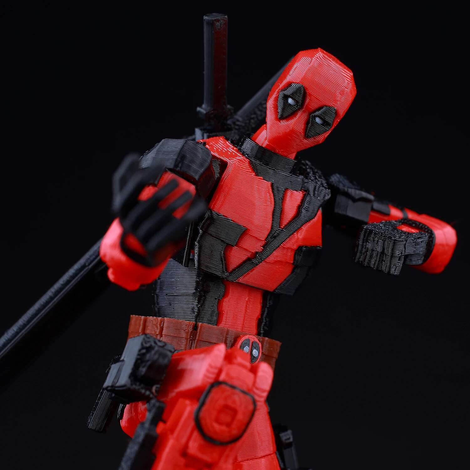 9L3D печатный Дэдпул Росомаха  – обзор и цена Model Kit Deadpool